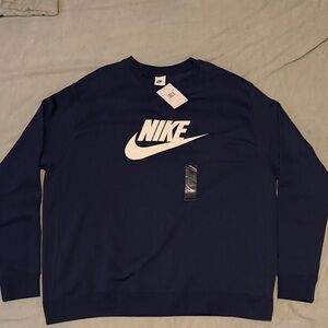 Nike Mens Crewneck (Navy Blue)